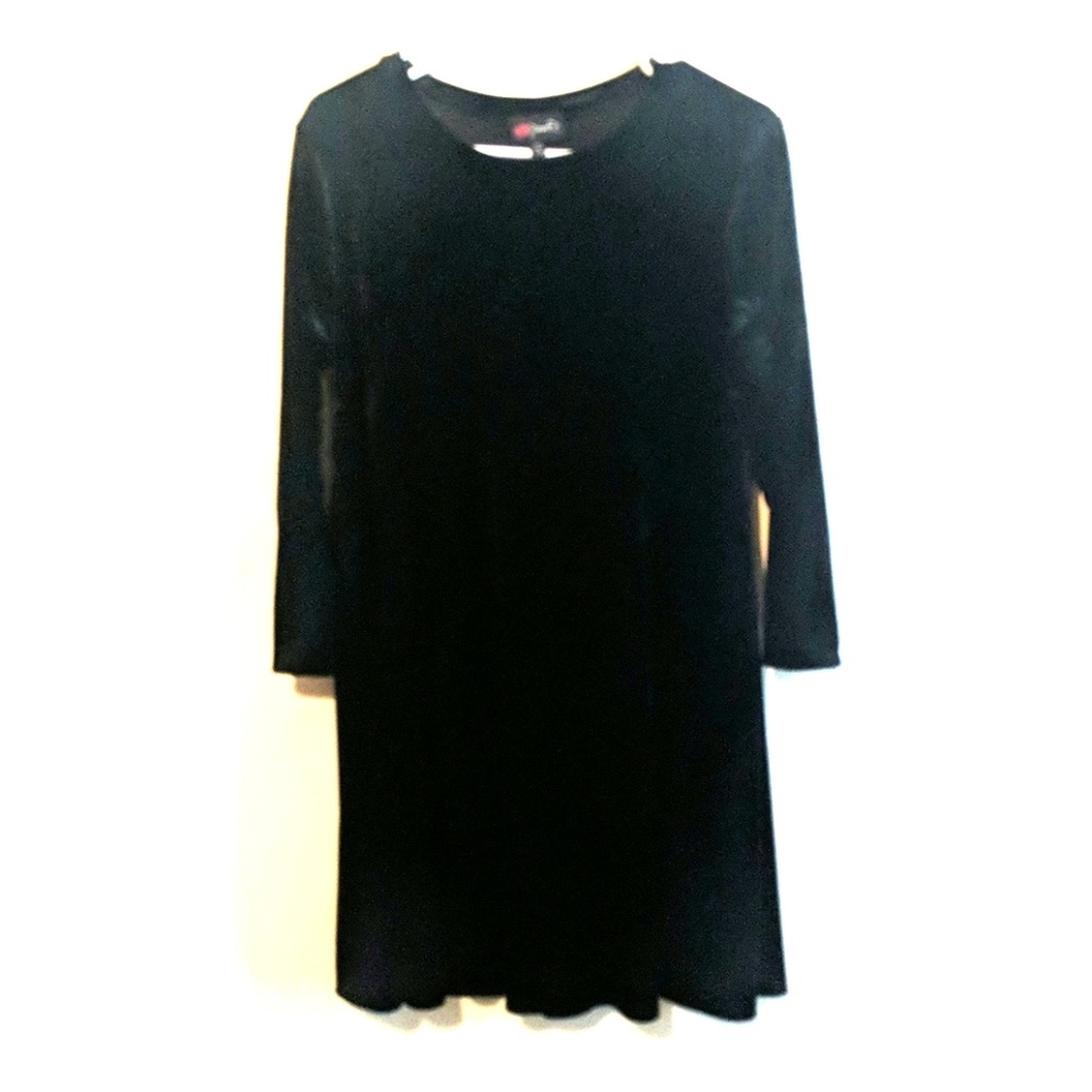 Velvet black dress